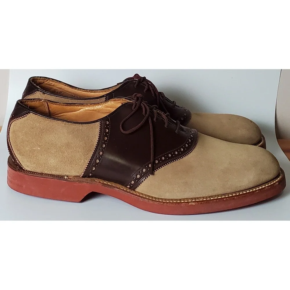 Rare Vintage‎ Gerberich Payne Conestoga Saddles Oxford Men's Shoes Equestrian
